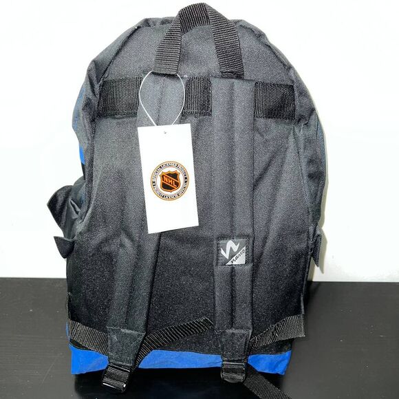 Vintage New York Rangers Backpack Bag Black NHL Nasco Embroidered - Picture 2 of 7